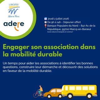 Engager son association dans la mobilité durable - 2 juillet 2026